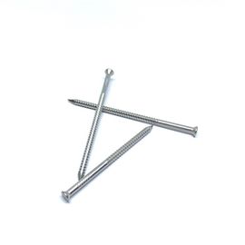 Il progetto che di legno la testa persa inossidabile inchioda il pannello liscio dello stinco pin 30MM x 1,6