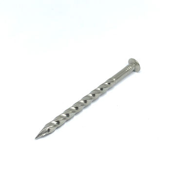 Chiodi ovali torti 2.8X65MM di acciaio inossidabile della testa dello stinco per il Decking